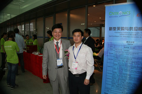 電子元件技術網總裁劉杰博士與老朋友會面