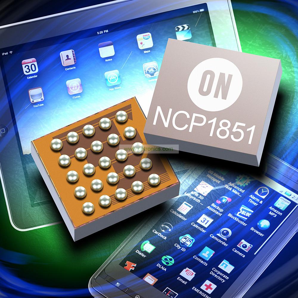 安森美推出提升智能手機能效的全集成鋰離子電池充電器