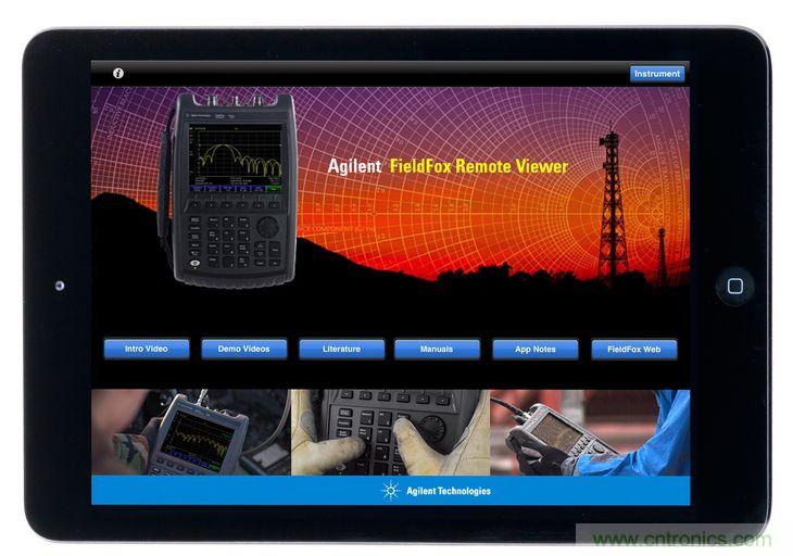 圖1:結(jié)合IOS的FieldFox