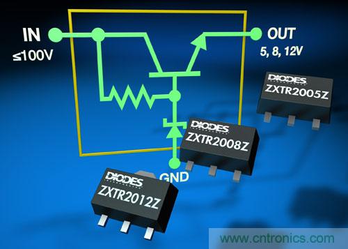 Diodes全新集成高壓穩壓器晶體管,顯著提升功率密度和減少器件數量