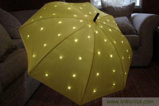 創(chuàng)意DIY!送女朋友的絕妙禮物,LED星光傘!