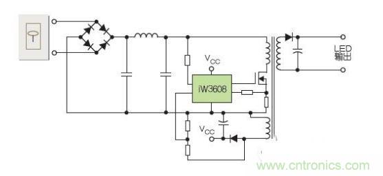 初級側(cè)驅(qū)動器可通過在輸出級使用變壓器，設(shè)計成隔離式配置；或通過使用電感器替代輸出變壓器，并選用降壓控制器替代反激電路，設(shè)計成非隔離配置。