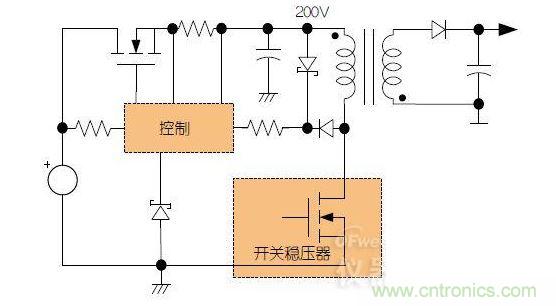 預穩壓器簡化轉換器設計,能夠使用更小、更低成本的元器件