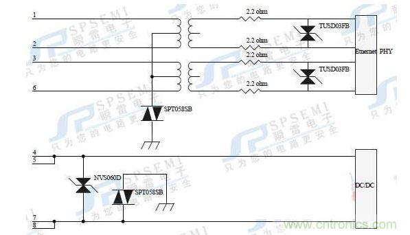 10M/100M:45,78腳供電