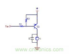 pnp三極管反相器電路