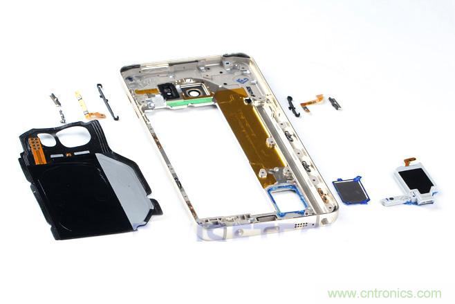 Galaxy Note5拆解，與S系列差距日漸模糊