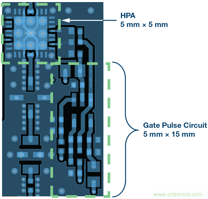 如何設計一種電路讓在200 ns內開啟或關閉RF源？