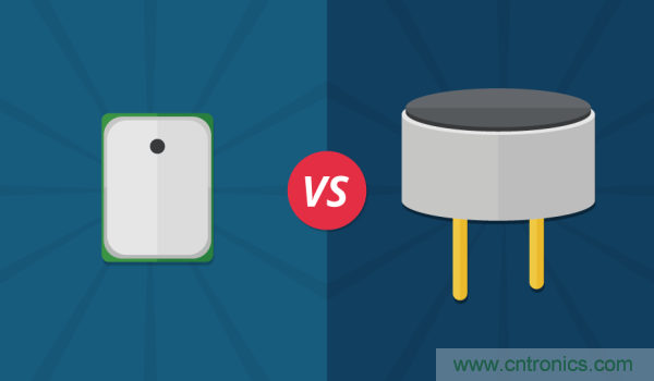 MEMS傳聲器和駐極體電容(ECM)傳聲器對比 MEMS傳聲器和駐極體電容(ECM)傳聲器對比