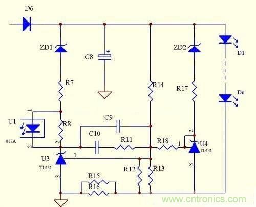 LED驅(qū)動(dòng)電源:3個(gè)電路巧妙利用TL431來(lái)恒流!