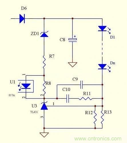 LED驅(qū)動(dòng)電源:3個(gè)電路巧妙利用TL431來(lái)恒流!