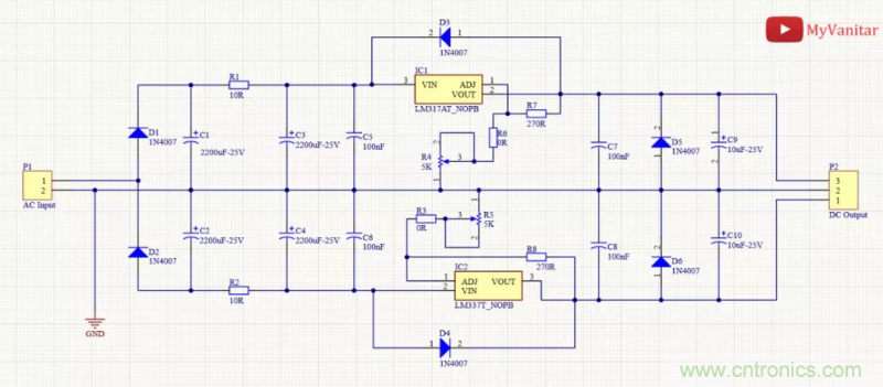 怎樣構建可調線性AC-DC電源供用戶自由調節？