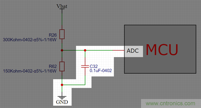 電池電壓偵測電路&ldquo;踩坑&rdquo;：分壓電阻的精度竟然是5%，不是1%