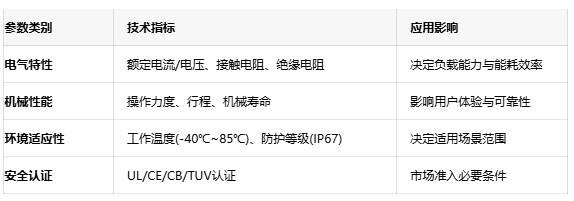 開關選型深度解析：關鍵參數背后的工程邏輯